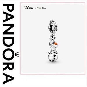 NWOT Pandora x Disney Olaf Frozen Silver Charm 798455C01